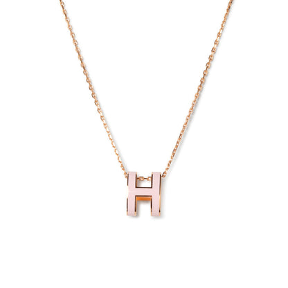 [Raffine]POP H PEDANT PINK GOLD