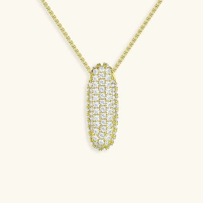 [Raffine]Bubble Initial Diamond Necklace