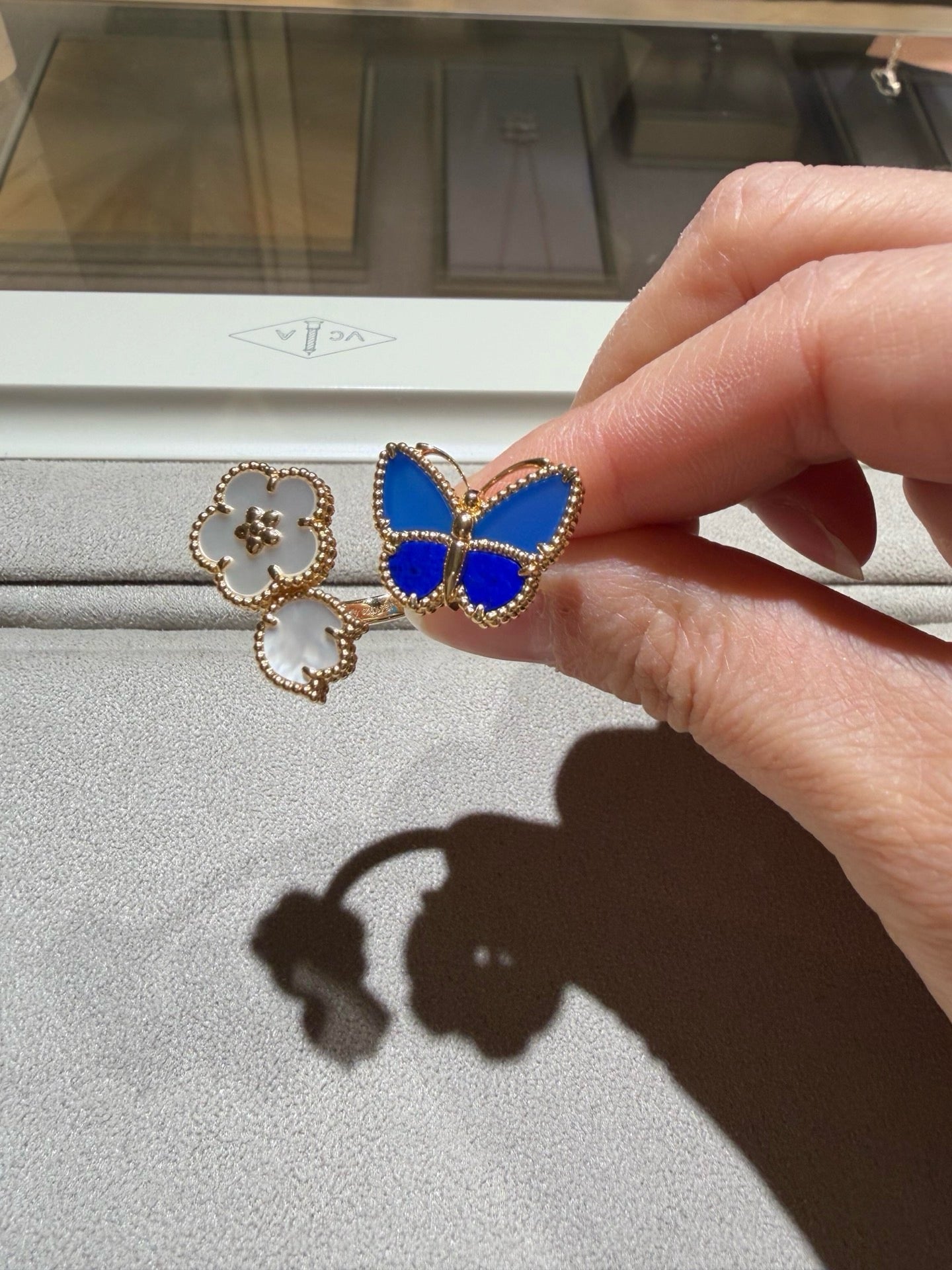 [Raffine] GLÜCKSFRÜHLING SCHMETTERLING OFFENE RINGE
