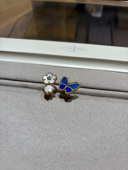 [Raffine] GLÜCKSFRÜHLING SCHMETTERLING OFFENE RINGE