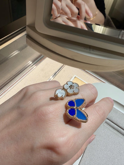 [Raffine] GLÜCKSFRÜHLING SCHMETTERLING OFFENE RINGE