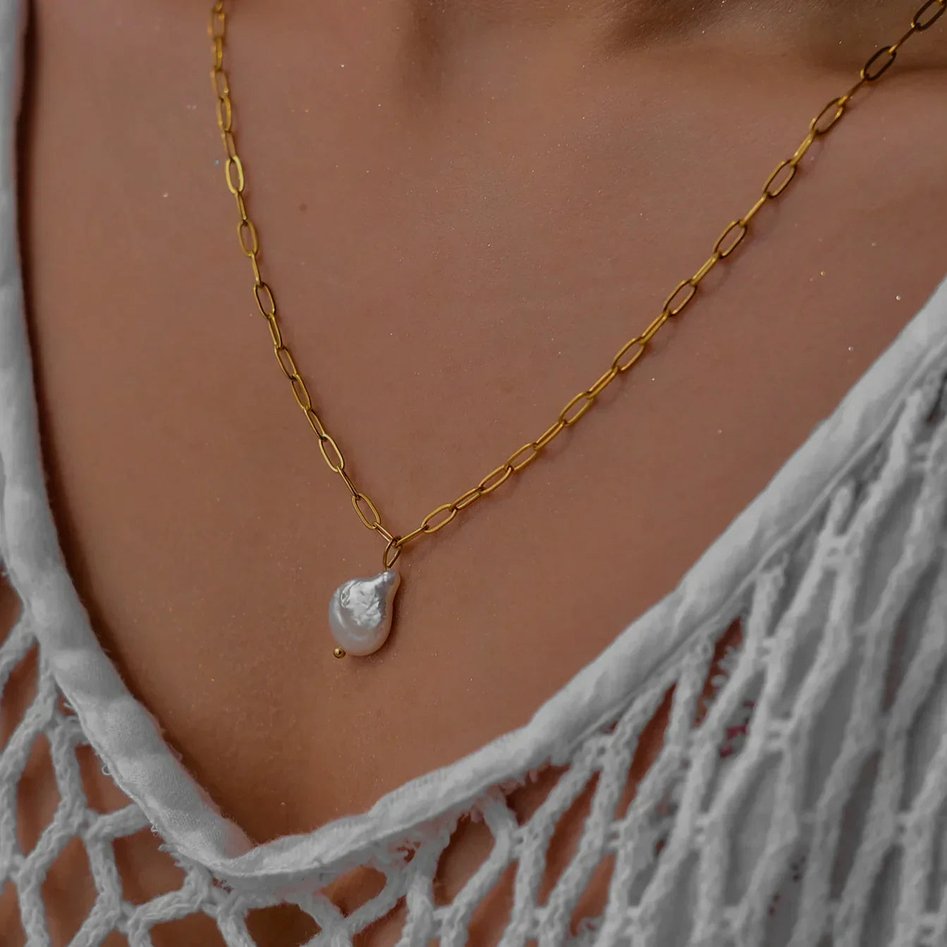 [Raffine]Angelica Freshwater Pearl Necklace