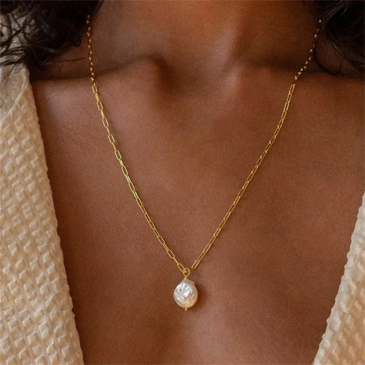 [Raffine]Angelica Freshwater Pearl Necklace