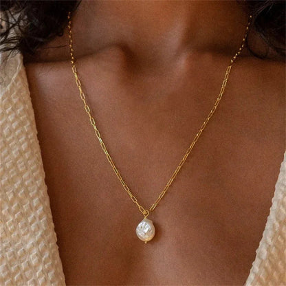 [Raffine]Angelica Freshwater Pearl Necklace