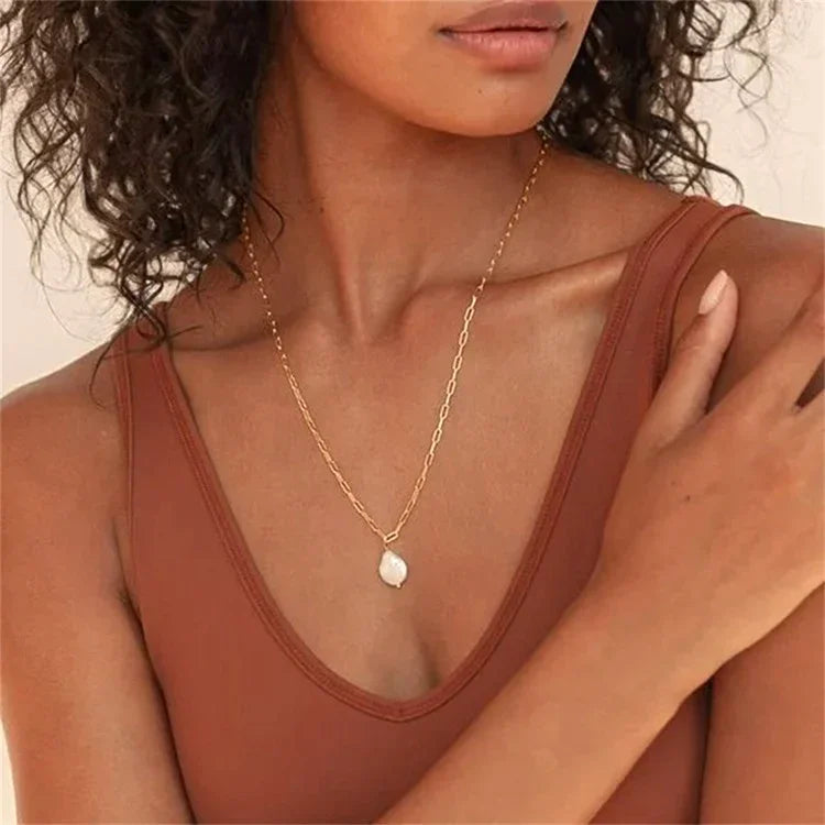 [Raffine]Angelica Freshwater Pearl Necklace