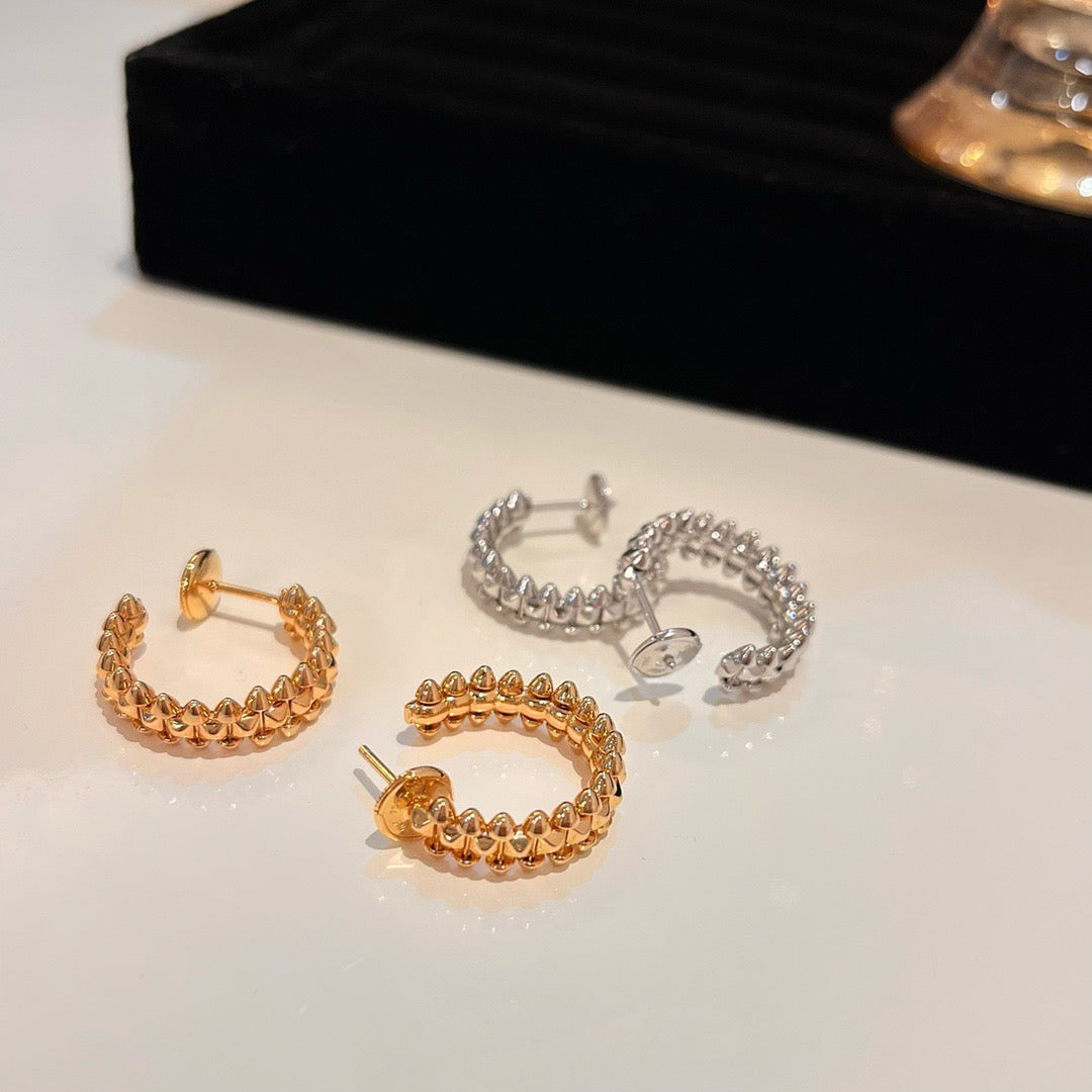 [Raffine]CLASH SMALL HOOP EARRINGS