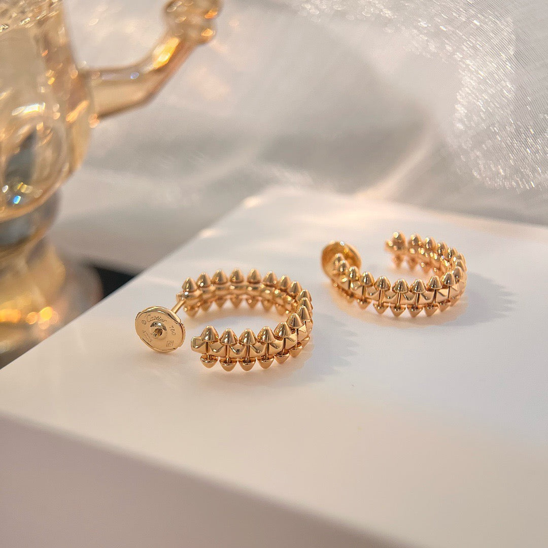 [Raffine]CLASH SMALL HOOP EARRINGS