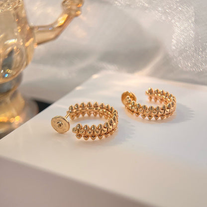 [Raffine]CLASH SMALL HOOP EARRINGS