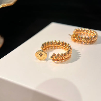 [Raffine]CLASH SMALL HOOP EARRINGS