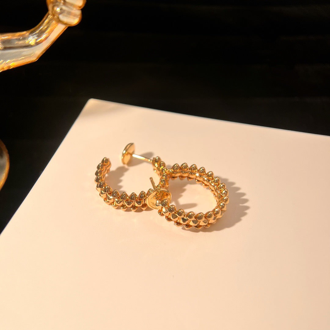 [Raffine]CLASH SMALL HOOP EARRINGS