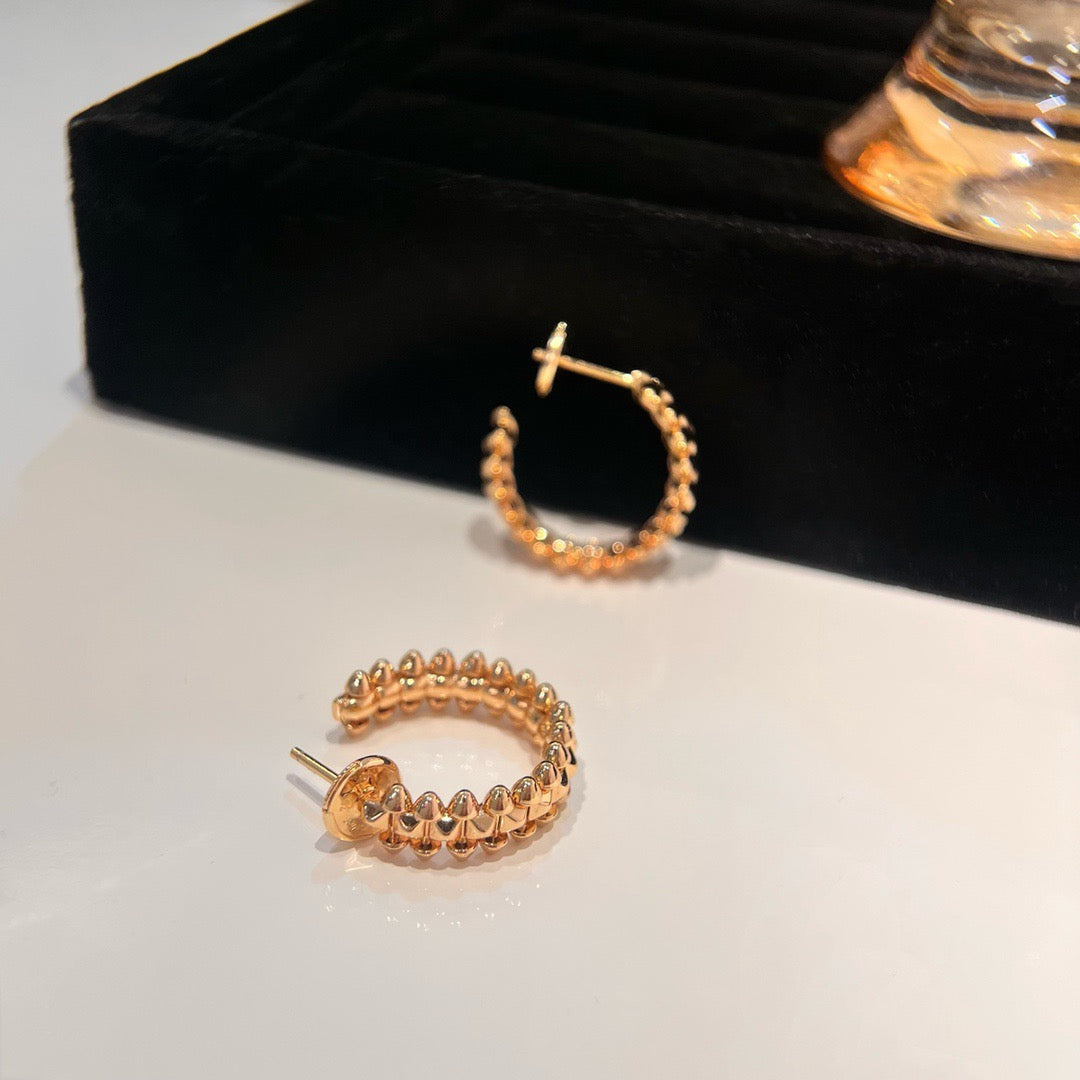 [Raffine]CLASH SMALL HOOP EARRINGS