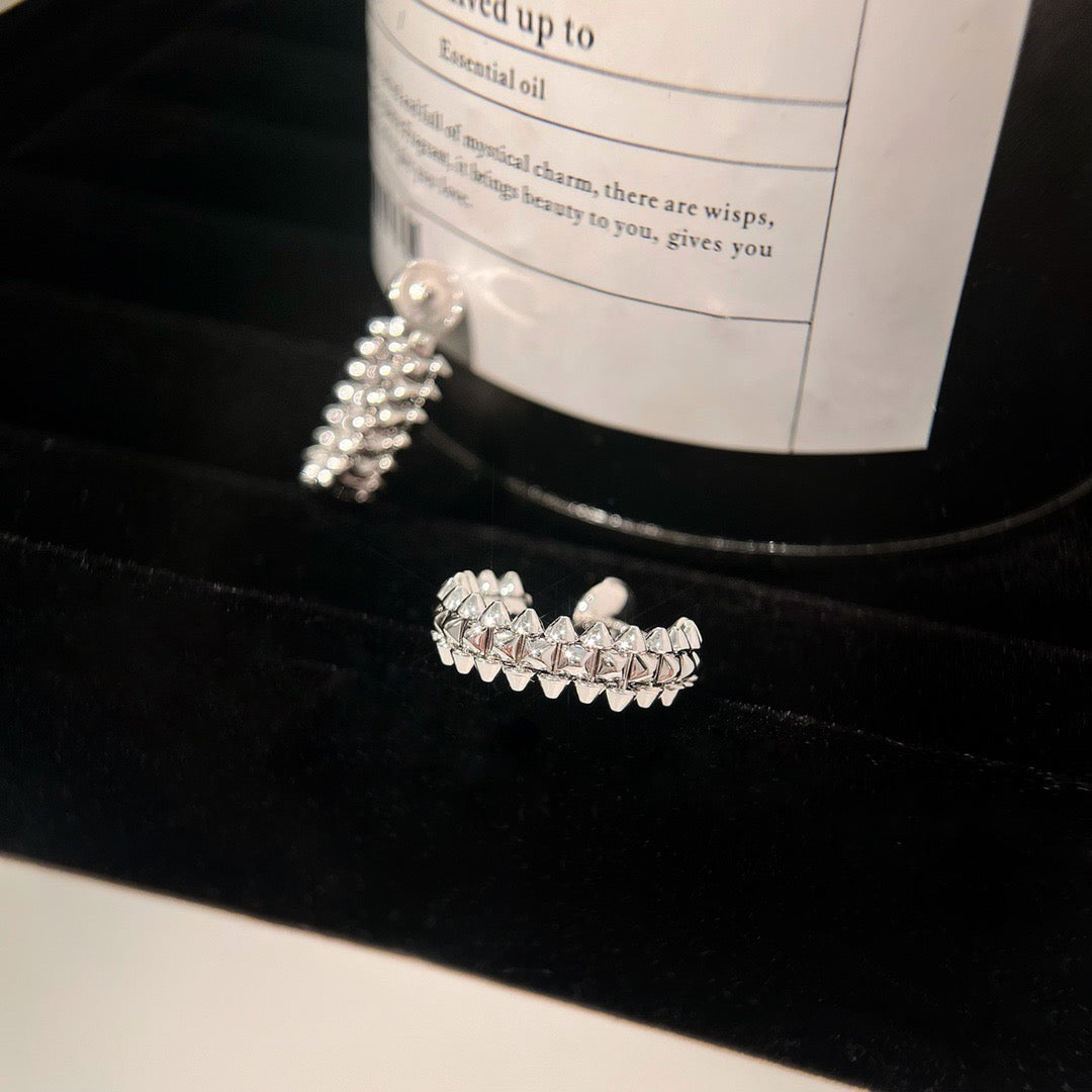 [Raffine]CLASH SMALL HOOP EARRINGS