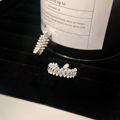 [Raffine]CLASH SMALL HOOP EARRINGS