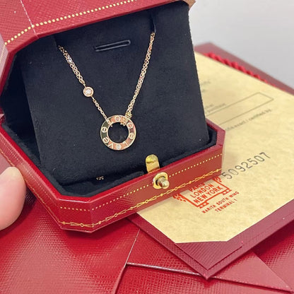 [Raffine] COLLAR DE AMOR 16MM 2 DIAMANTES