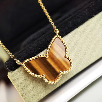[Raffine] COLLAR DE MARIPOSA OJO DE TIGRE