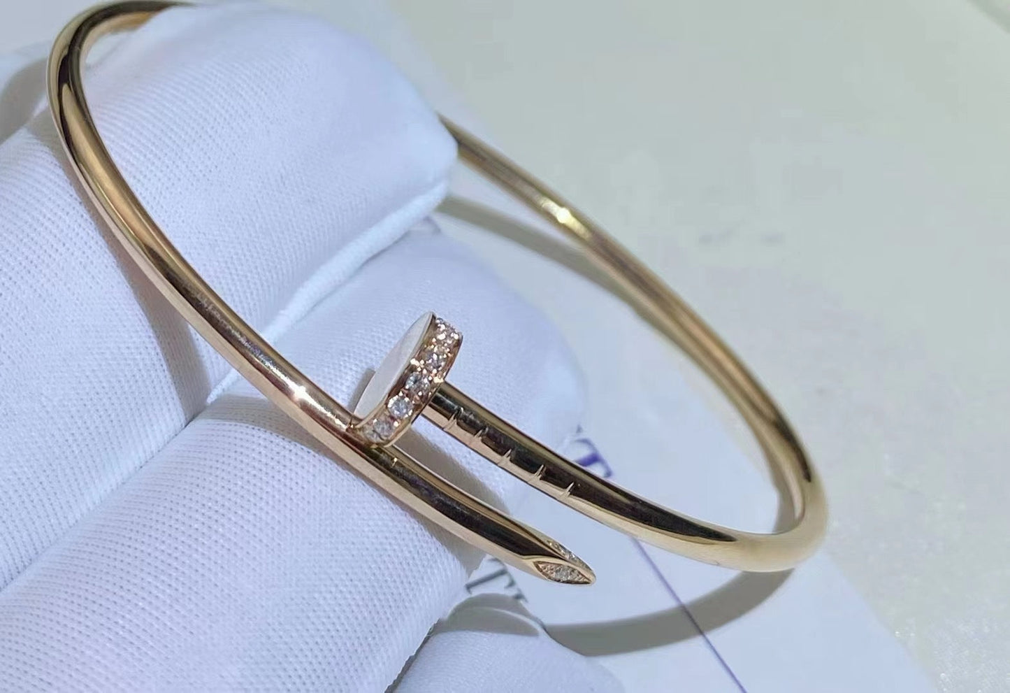 [Raffine]JUSTE BRACELET 2.5MM DIAMONDS