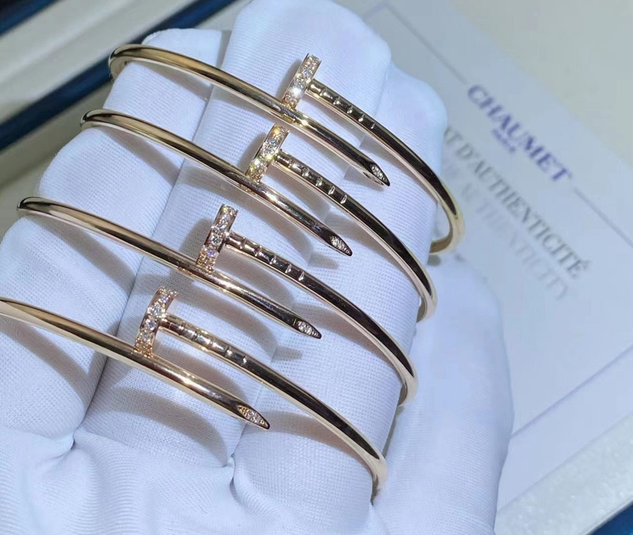 [Raffine]JUSTE BRACELET 2.5MM DIAMONDS