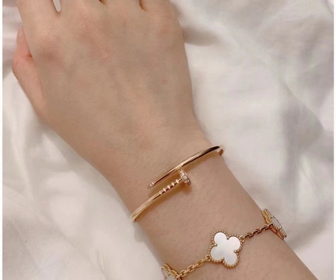 [Raffine]JUSTE BRACELET 2.5MM DIAMONDS