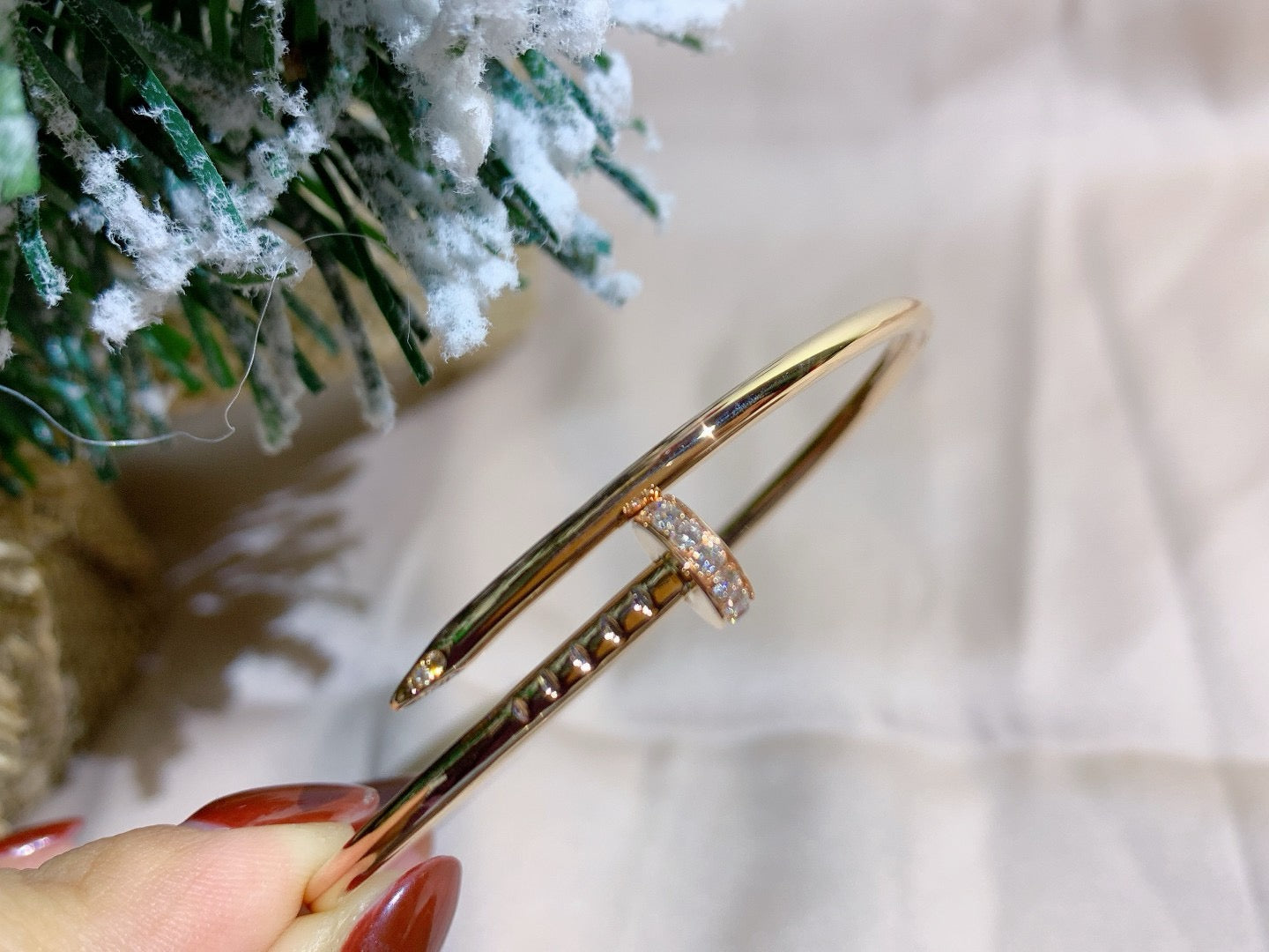 [Raffine]JUSTE BRACELET 2.5MM DIAMONDS