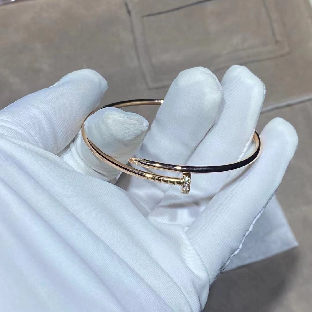 [Raffine]JUSTE BRACELET 2.5MM DIAMONDS