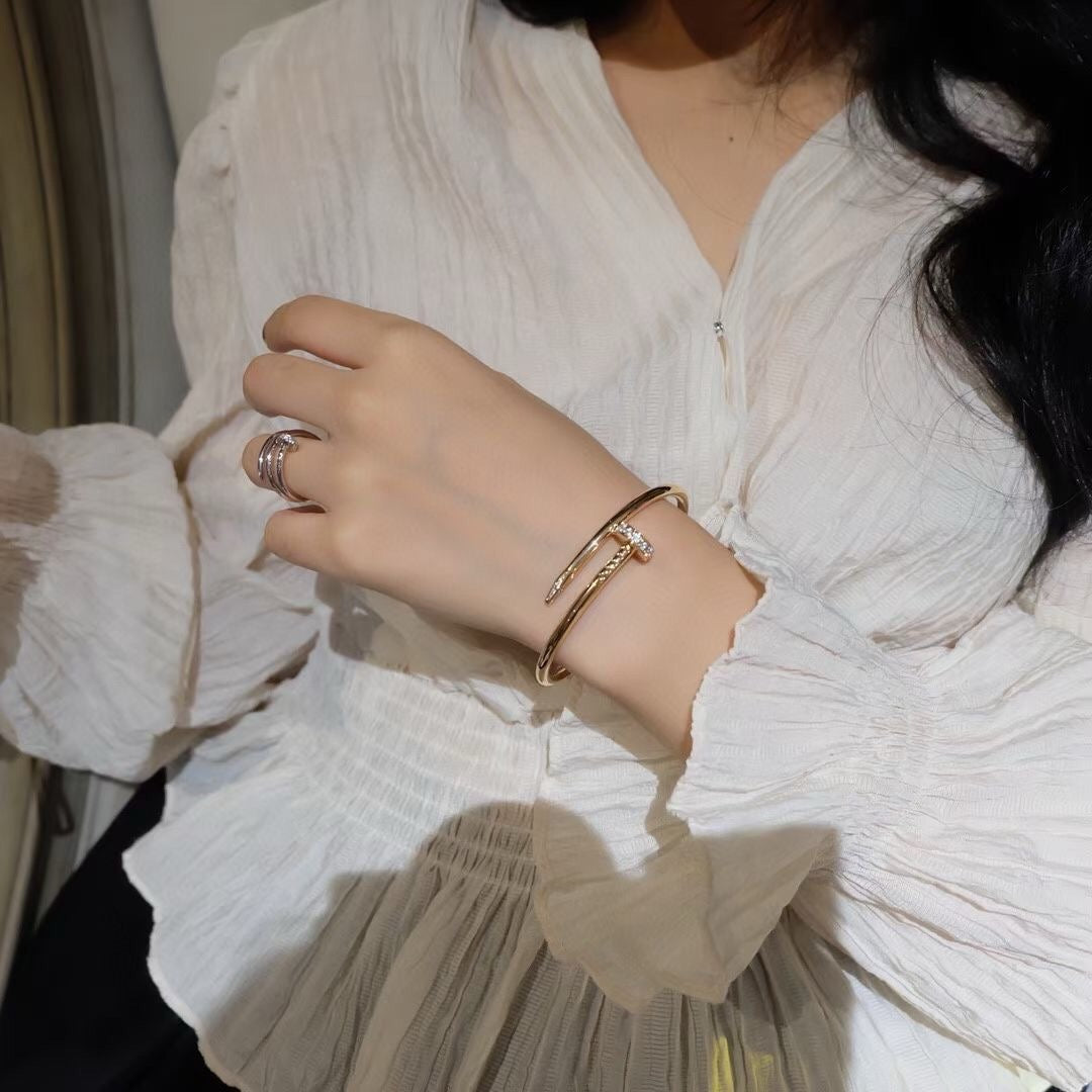 [Raffine]JUSTE BRACELET 3.5MM DIAMONDS