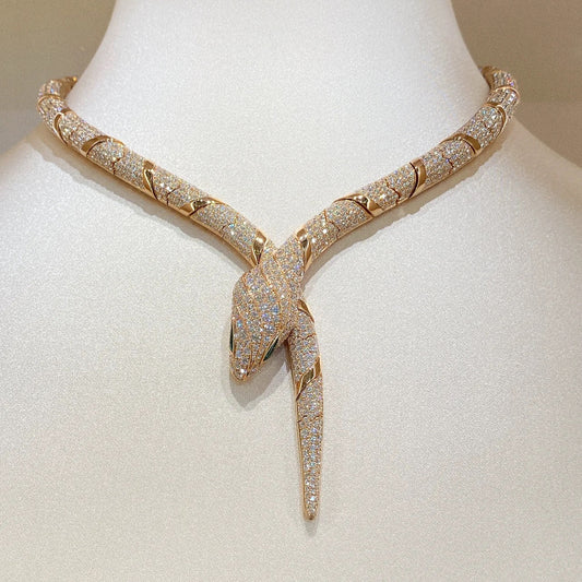 [Raffine]HAUTE COUTURE GOLD SERPENTI NECKLACE