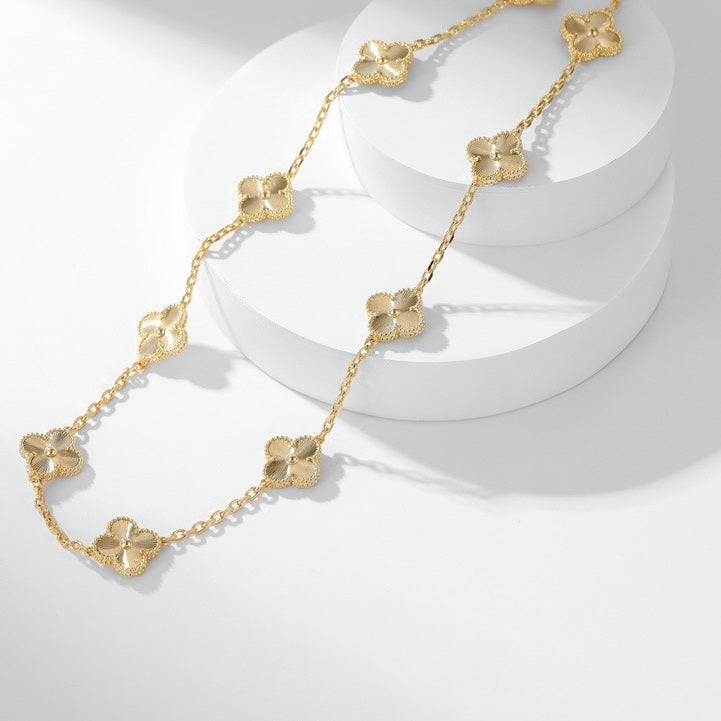 [Raffine]COLLAR LÁSER TRÉBOL 10 MOTIVOS