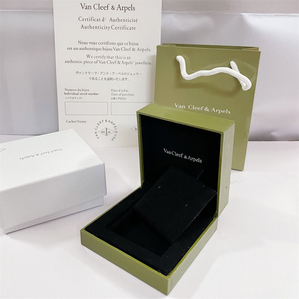 [Raffine] VA CLOVER PULSERA COLLAR ANILLO CAJA BOLSA DE REGALO