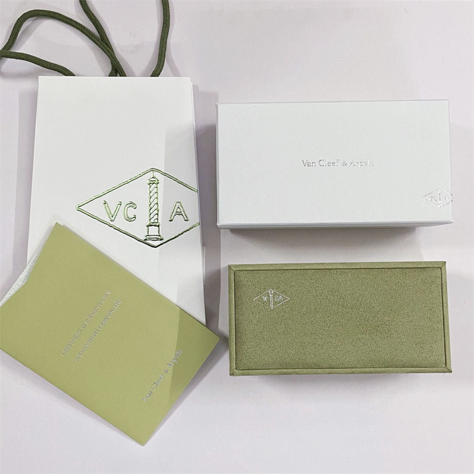 [Raffine] VA CLOVER PULSERA COLLAR ANILLO CAJA BOLSA DE REGALO
