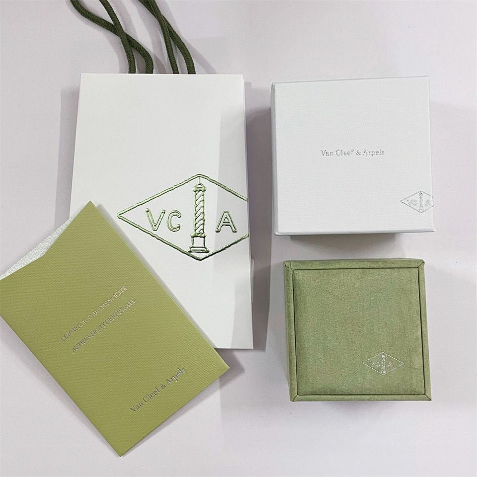 [Raffine] VA CLOVER PULSERA COLLAR ANILLO CAJA BOLSA DE REGALO