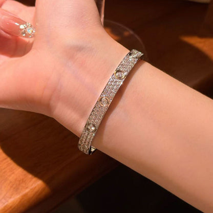 [Raffine]LOVE BRACELET 6.1MM DIAMOND-PAVED 10 BIG DIAMONDS