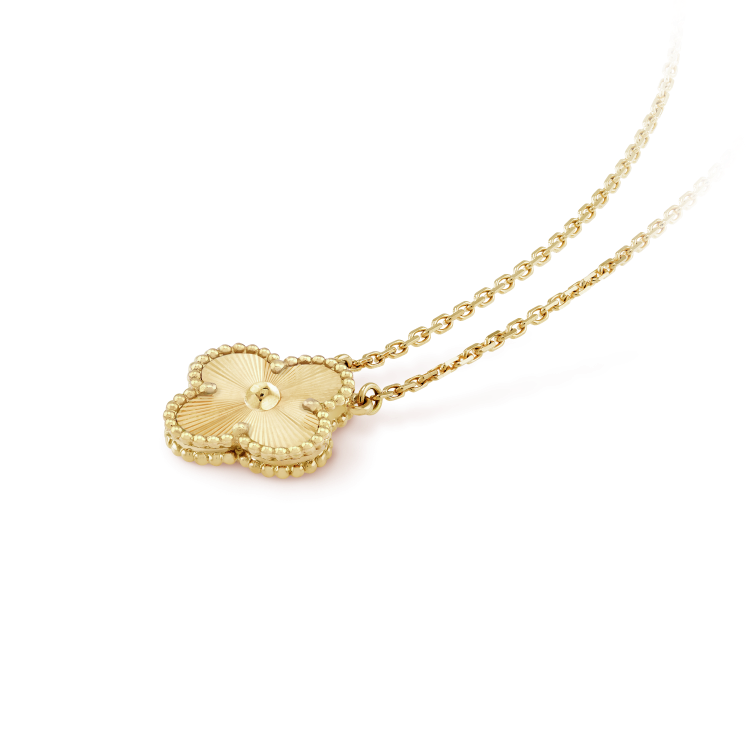[Raffine] COLLAR LÁSER DE TRÉBOL DE 15 MM