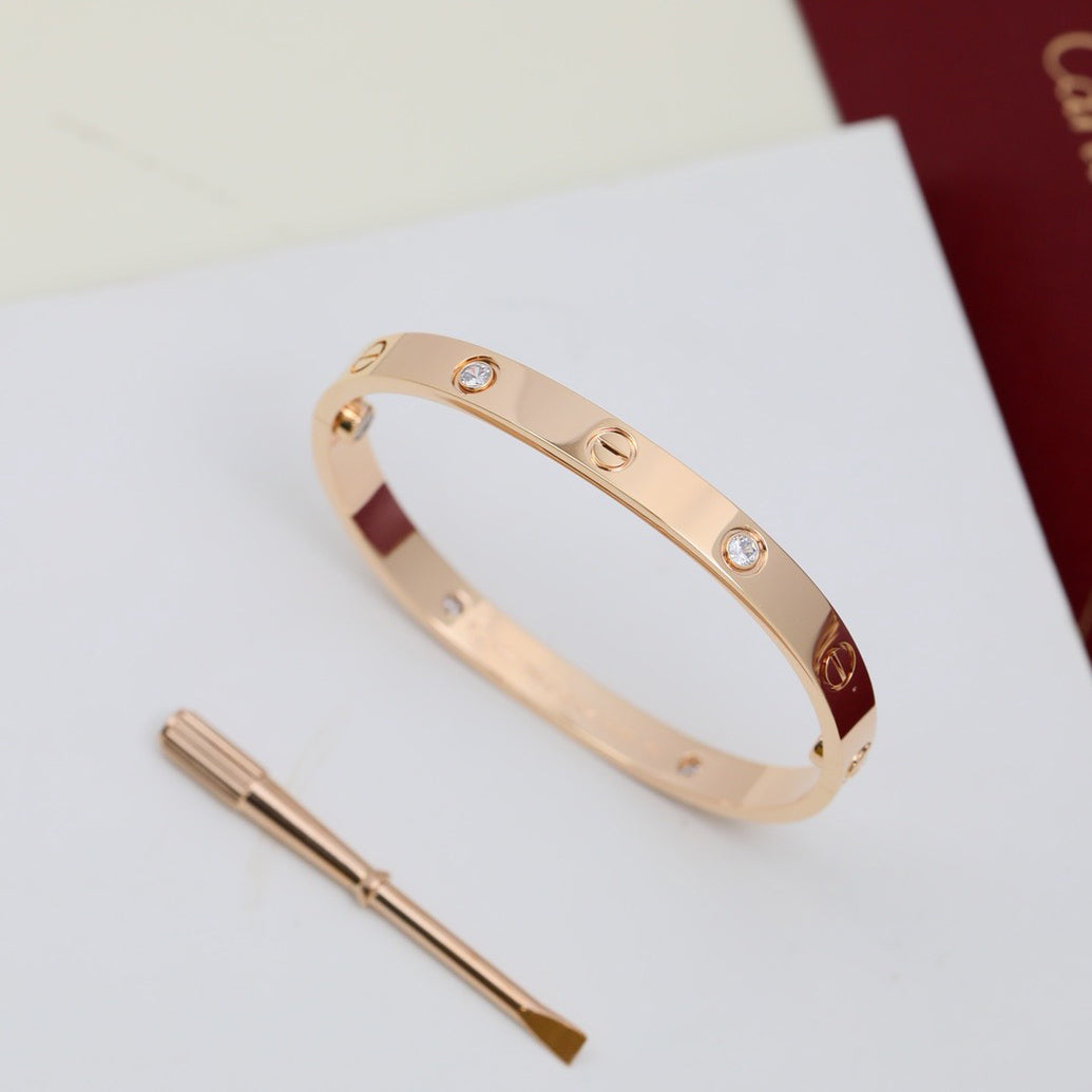 [Raffine]LOVE BRACELET 6.1MM 4 DIAMONDS