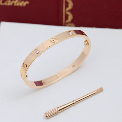 [Raffine]LOVE BRACELET 6.1MM 4 DIAMONDS
