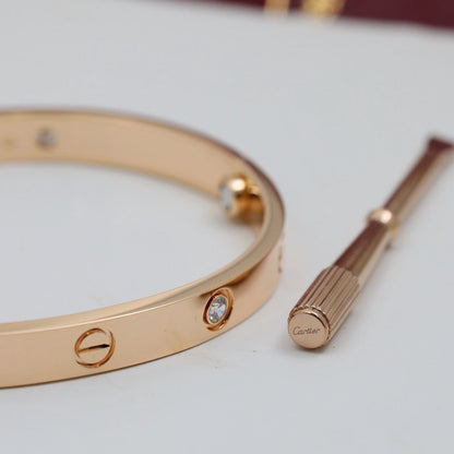 [Raffine]LOVE BRACELET 6.1MM 4 DIAMONDS
