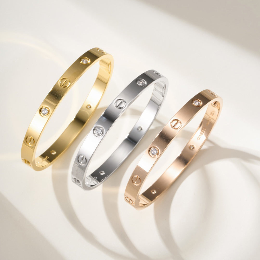 [Raffine]LOVE BRACELET 6.1MM 4 DIAMONDS