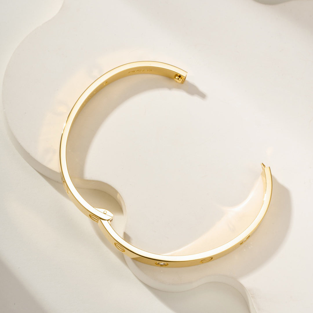 [Raffine]LOVE BRACELET 6.1MM 4 DIAMONDS