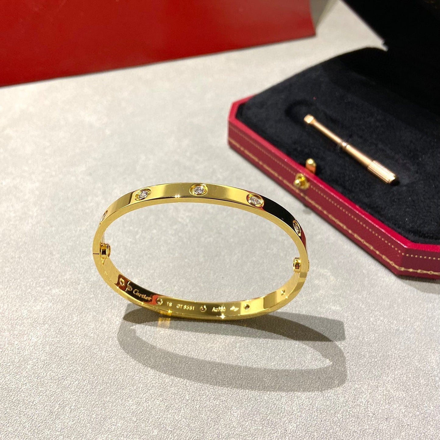 [Raffine]LOVE BRACELET 6.1MM 10 DIAMONDS