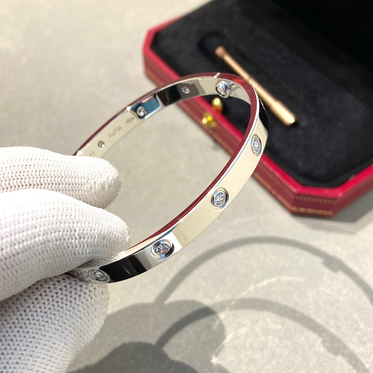 [Raffine]LOVE BRACELET 6.1MM 10 DIAMONDS
