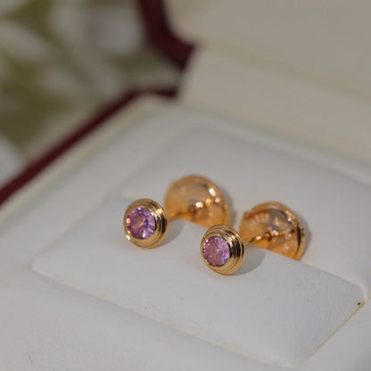 [Raffine]DAMOUR PING DIAMOND EARRINGS