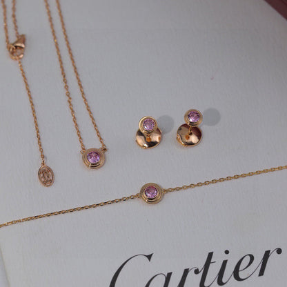[Raffine]DAMOUR PING DIAMOND EARRINGS