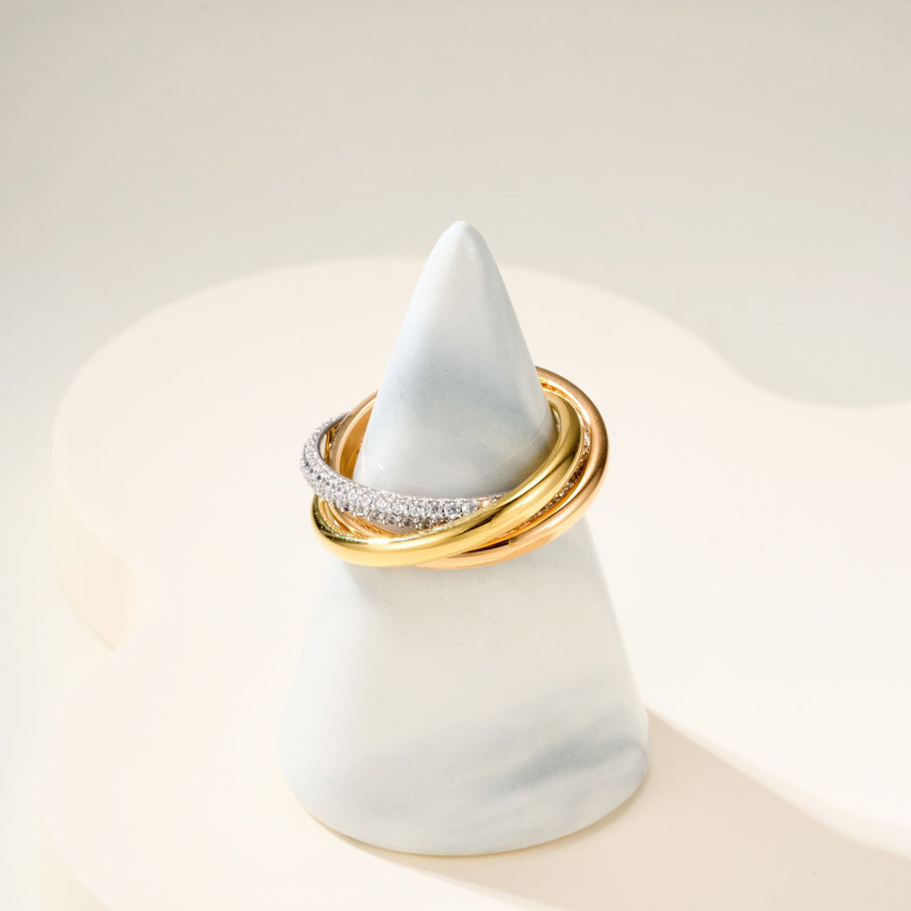 [Raffine]TRINITY 2.5MM RING COLLECTION