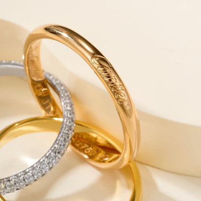 [Raffine]TRINITY 2.5MM RING COLLECTION