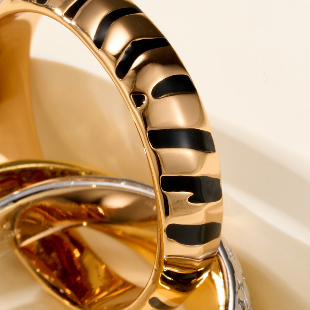 [Raffine] TRINITY  RING LEOPARD PRINT