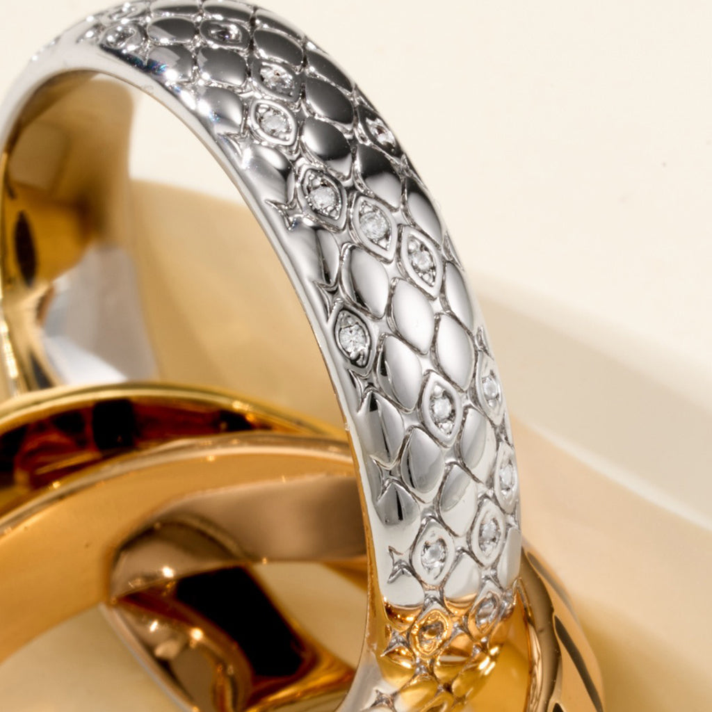 [Raffine] TRINITY  RING LEOPARD PRINT