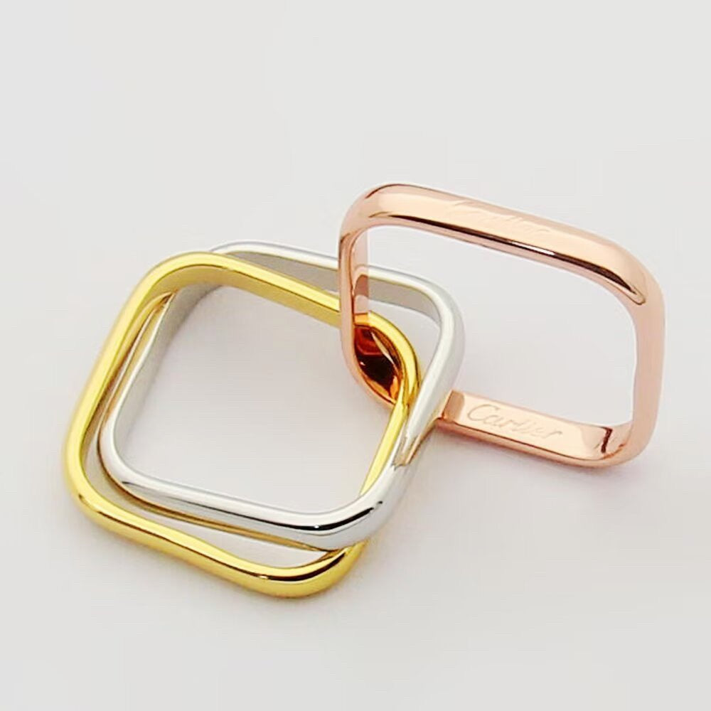 [Raffine] TRINITY 3.5MM CUSHION RING COLLECTION