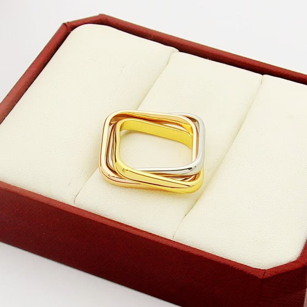 [Raffine] TRINITY 3.5MM CUSHION RING COLLECTION