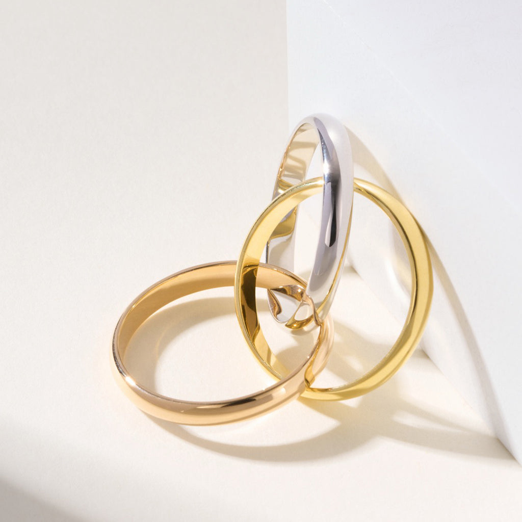 [Raffine]TRINITY 2.5MM RING COLLECTION