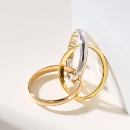 [Raffine]TRINITY 2.5MM RING COLLECTION