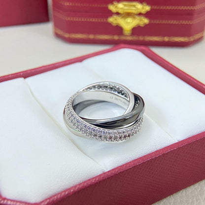 [Raffine]TRINITY 3.2MM RING BLACK CERAMIC